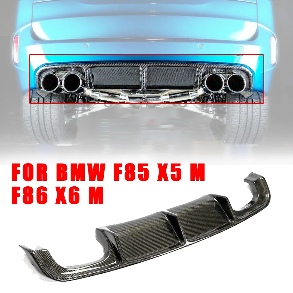 

Диффузор для заднего бампера автомобиля, из углеродного волокна, для BMW F85 X5 M X5M F86 X6 M X6M 2015-2019