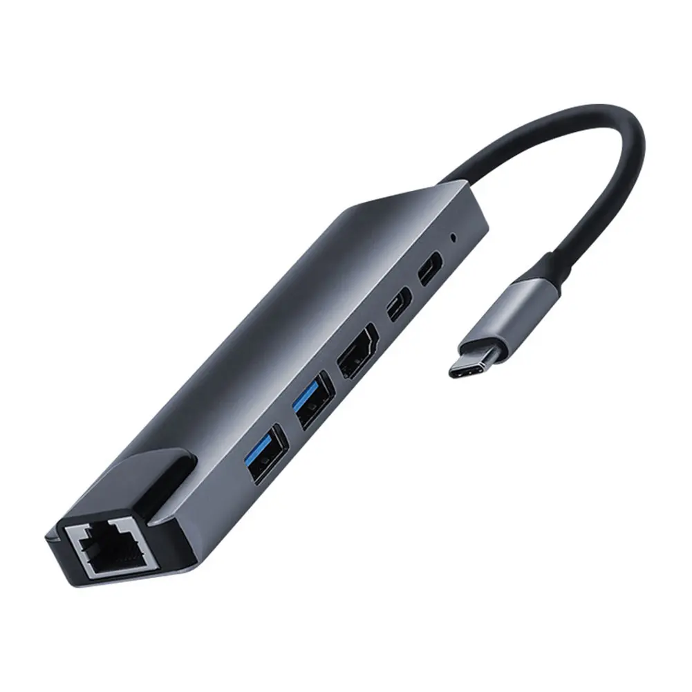 Адаптер 6 в 1 Ethernet-порт 4K для стабильного компьютера USB C Hub порт able Multi Port Laptop Fast 87W док-станция для передачи данных
Адаптер 6 в 1 Ethernet-порт 4K для стабильного компьютера USB C Hub порт able Multi Port Laptop Fast 87W док-станция для передачи данных