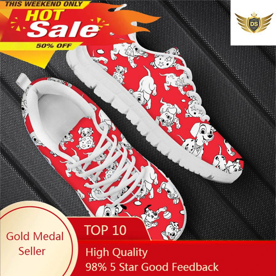 Dalmatian Dog Cute Pattern Women Casual Flats AF Mesh Sneakers For Teenager Girls Black White Female Running Shoes
Dalmatian Dog Cute Pattern Women Casual Flats AF Mesh Sneakers For Teenager Girls Black White Female Running Shoes