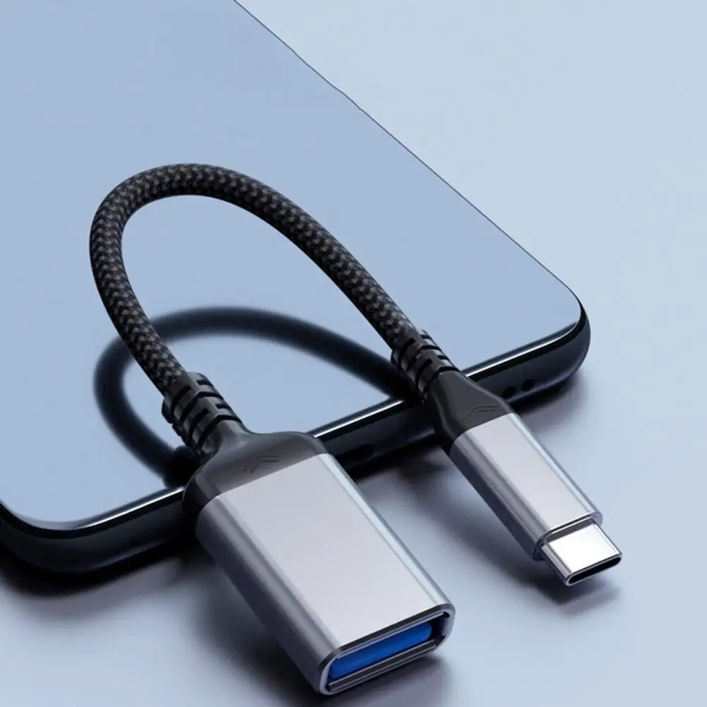 

Кабель-адаптер OTG, Профессиональный высокоскоростной портативный кабель передачи данных Type-C в USB 3,0 OTG, конвертер для телефона