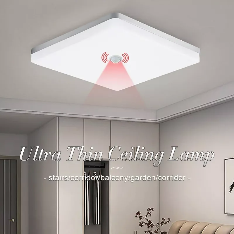 NEW PIR Motion Sensor LED Ceiling Lamps Smart Ceiling Lights 36W 24W Modern Panel Light for Balcony Corridor Surface Mount light
NEW PIR Motion Sensor LED Ceiling Lamps Smart Ceiling Lights 36W 24W Modern Panel Light for Balcony Corridor Surface Mount light