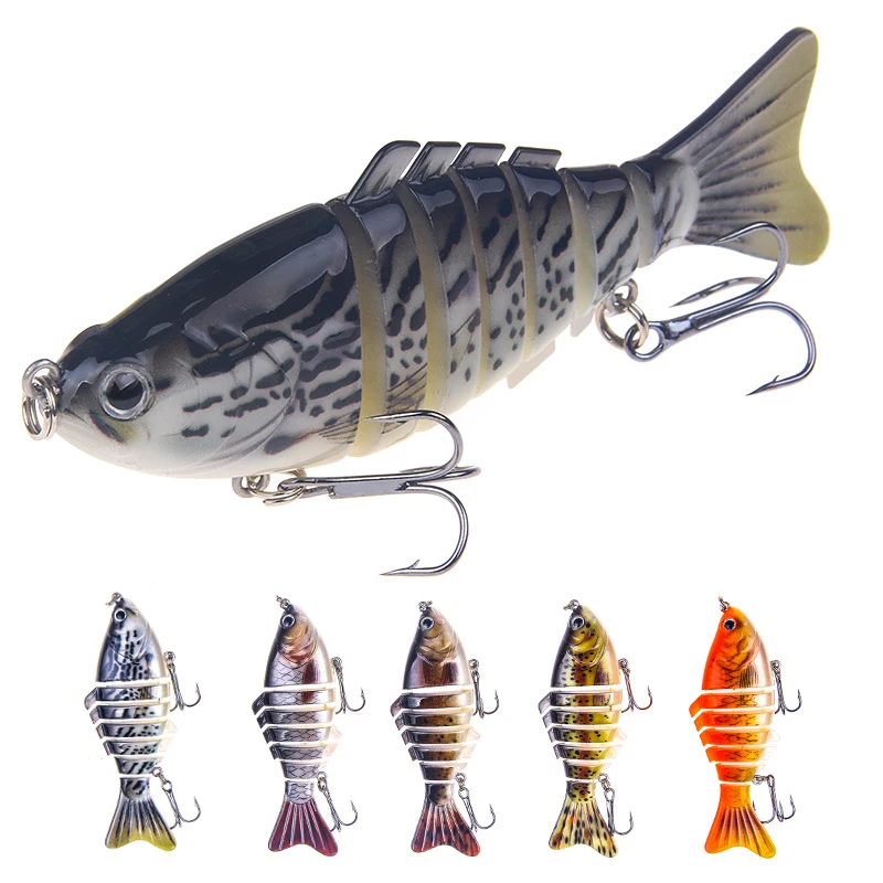 2PCS Sinking Wobblers Fishing Lures 10cm 16g 7 Multi Jointed Swimbait Hard Artificial Bait Pike/Bass Fishing Lure Crankbait
2PCS Sinking Wobblers Fishing Lures 10cm 16g 7 Multi Jointed Swimbait Hard Artificial Bait Pike/Bass Fishing Lure Crankbait