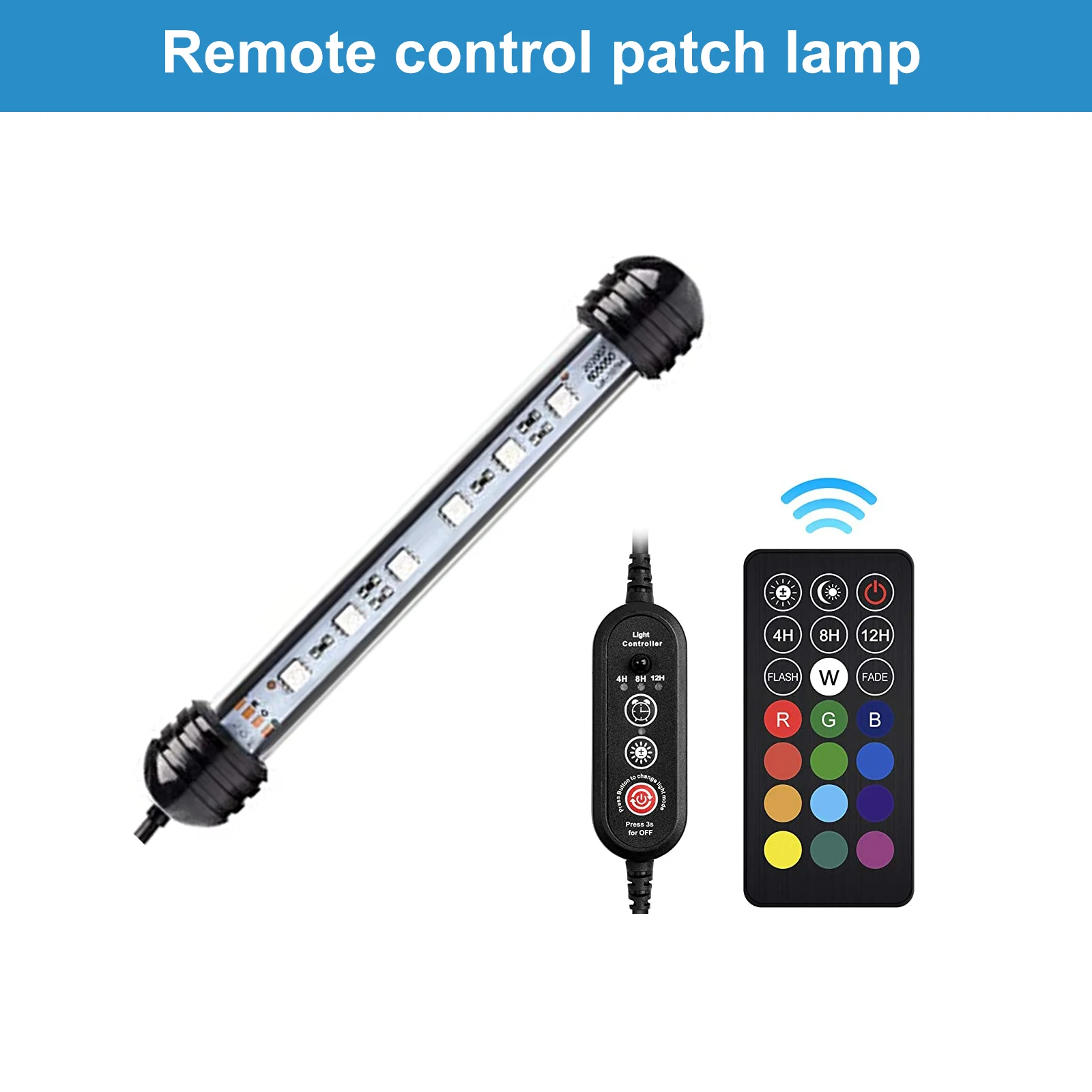 Aquarium Patch Light Anti-Collision Suction Cup Installation Installation Safe Voltage Underwater Tube Lamp Decoration
Aquarium Patch Light Anti-Collision Suction Cup Installation Installation Safe Voltage Underwater Tube Lamp Decoration