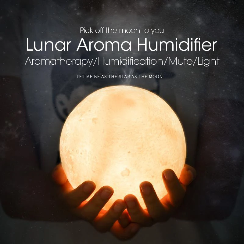 Moonlight Humidifier Household Mute Mini Small Bedroom Ambient Light Mumidification Gas Chamber Moon Lamp Portable Night Light
Moonlight Humidifier Household Mute Mini Small Bedroom Ambient Light Mumidification Gas Chamber Moon Lamp Portable Night Light