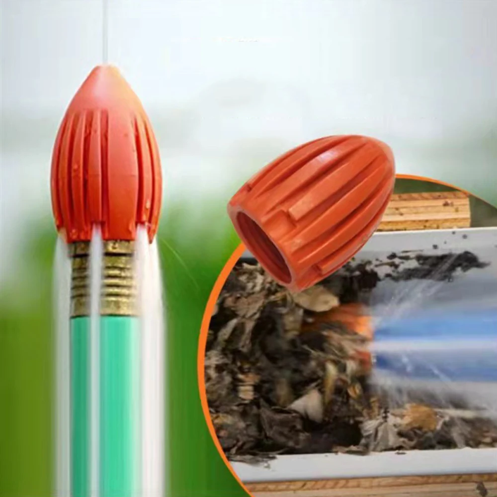 Pipe Dredge Flusher Pipe Water Rocket Pressure Washer Spray Nozzle For Cleaning Inaccessible Pipes Drainage Ditch Outdoor Garden
Pipe Dredge Flusher Pipe Water Rocket Pressure Washer Spray Nozzle For Cleaning Inaccessible Pipes Drainage Ditch Outdoor Garden