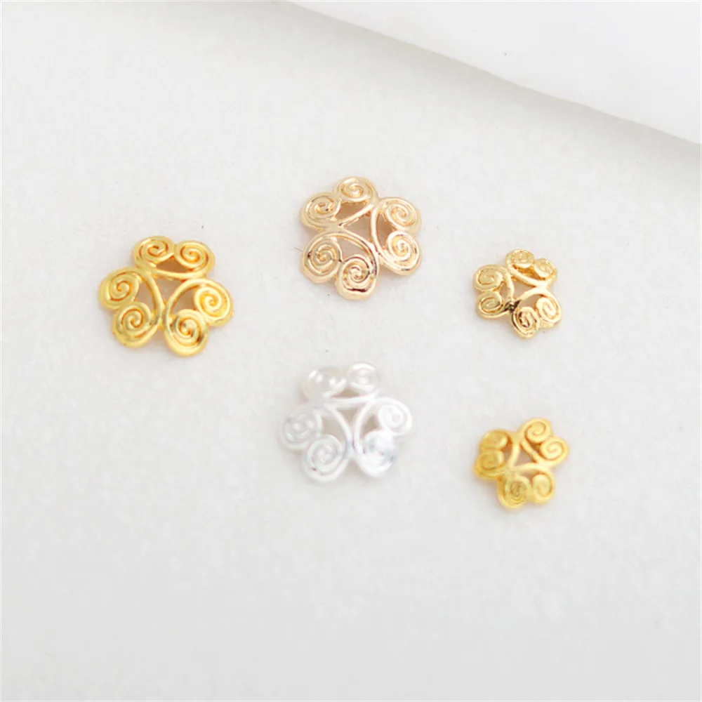 18k gold covered hollow matte gold 12mm flower holder flower cap large hole diy accessories chain beads cap holder spacer beads
18k gold covered hollow matte gold 12mm flower holder flower cap large hole diy accessories chain beads cap holder spacer beads