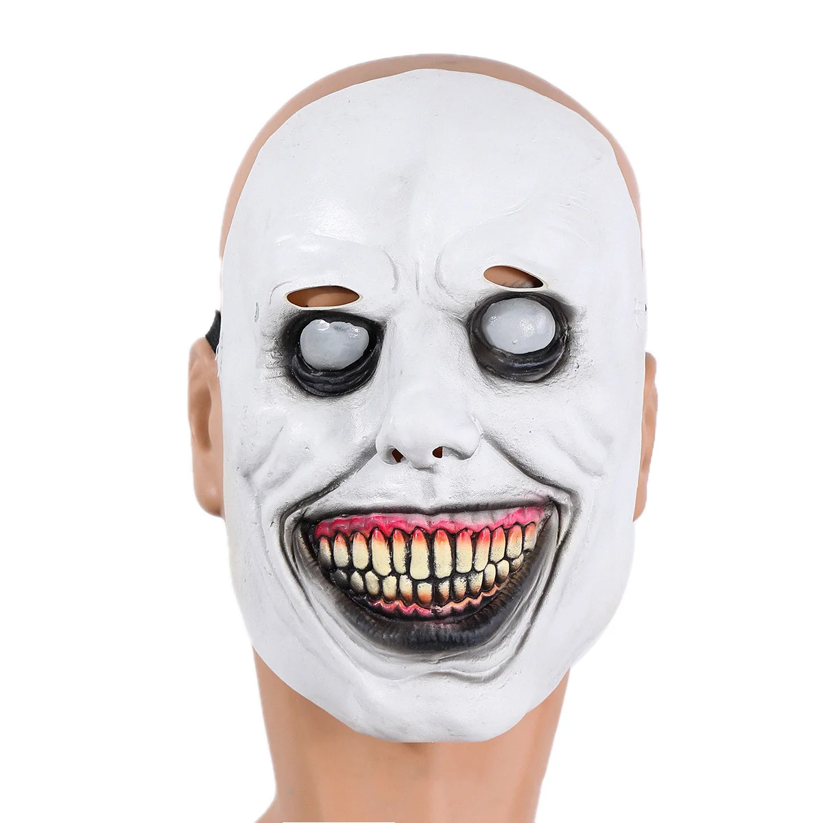 1PCS Adult Mask Dress Costumes White Creepy Smile Horror Mask Halloween Horror Party Props Accessorie
1PCS Adult Mask Dress Costumes White Creepy Smile Horror Mask Halloween Horror Party Props Accessorie
