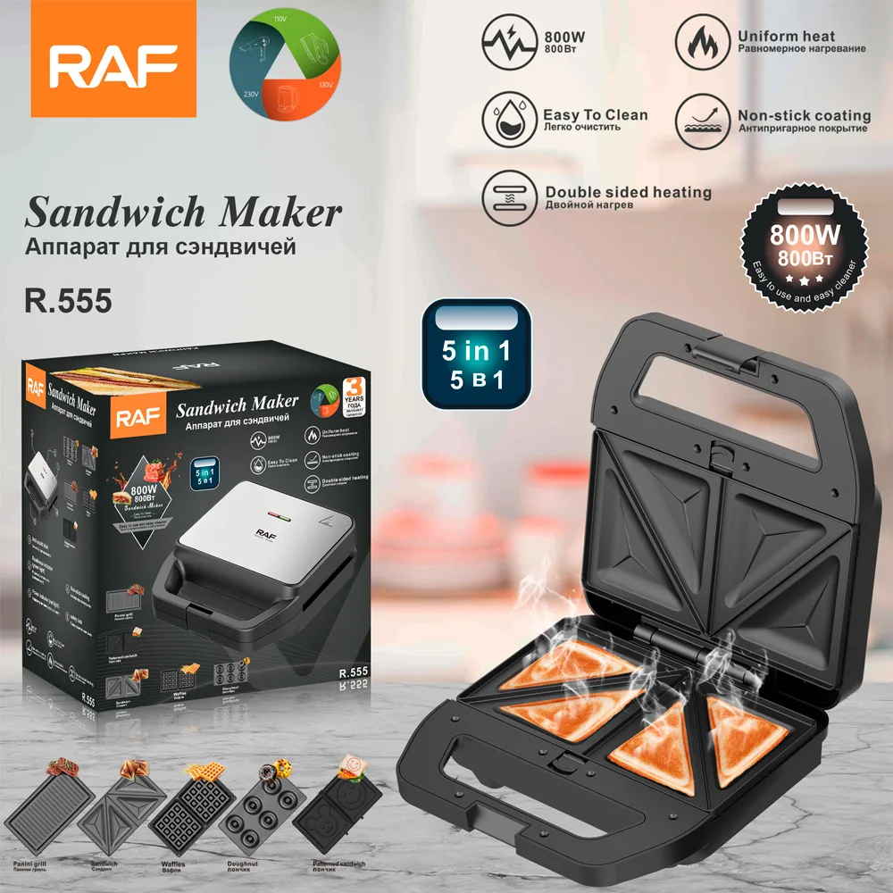 Sandwich Machine Household Multi-Functional Five-in-One Waffle Machine Breakfast Machine Portable Baking
Sandwich Machine Household Multi-Functional Five-in-One Waffle Machine Breakfast Machine Portable Baking