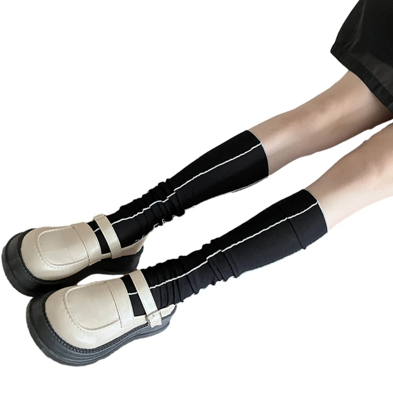 Длинные полосатые чулки до колен, повседневные элегантные стильные милые носки, летние повседневные танцевальные чулки для
Длинные полосатые чулки до колен, повседневные элегантные стильные милые носки, летние повседневные танцевальные чулки для