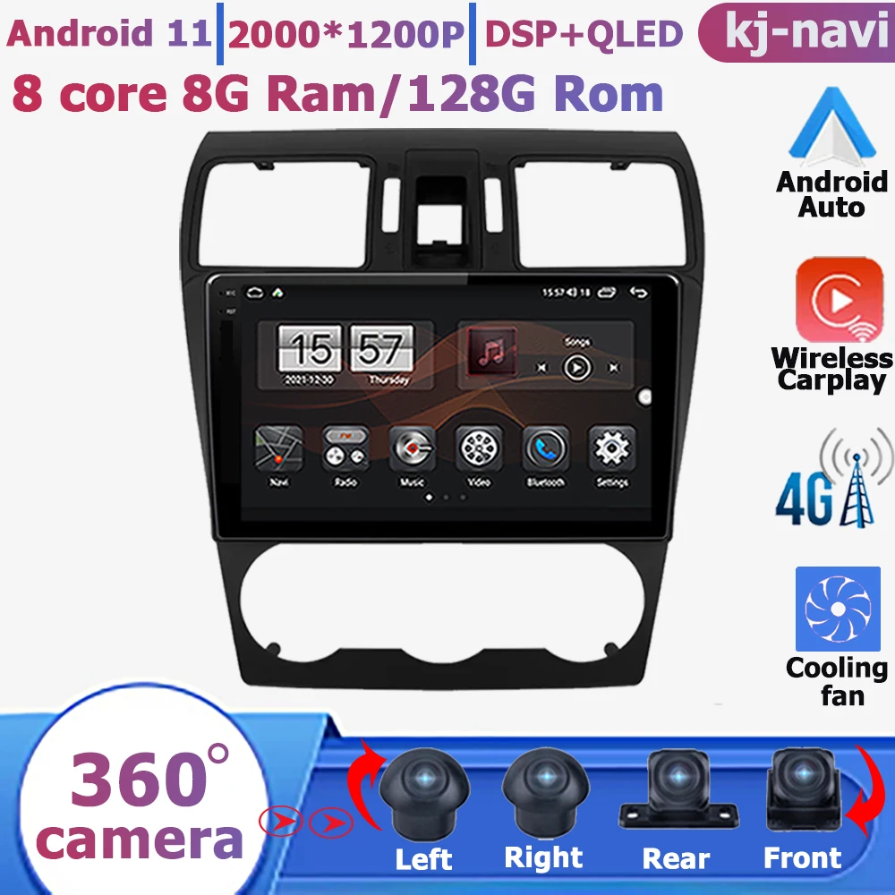 For Subaru Forester 4 SJ 2012 - 2015 Multimedia Android 11 Car Radio Video Player Navigation Stereo GPS Auto Bluetooth WIFI
For Subaru Forester 4 SJ 2012 - 2015 Multimedia Android 11 Car Radio Video Player Navigation Stereo GPS Auto Bluetooth WIFI