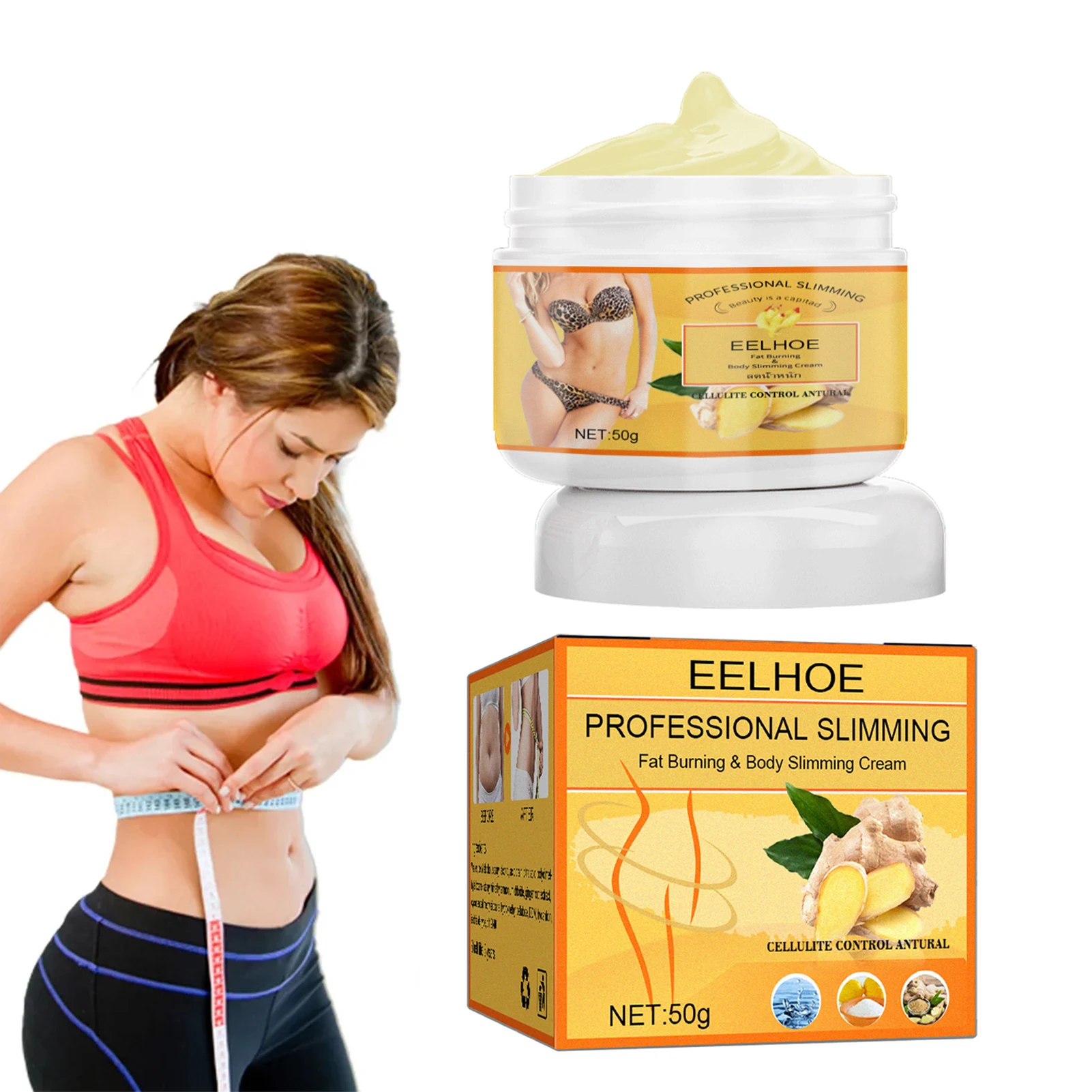 Cellulite Cream Massage Cream Ginger Extract Skin Tightening Cream Body Massage Balm Body Shaping Firming Cream Massage Gel For 
Cellulite Cream Massage Cream Ginger Extract Skin Tightening Cream Body Massage Balm Body Shaping Firming Cream Massage Gel For