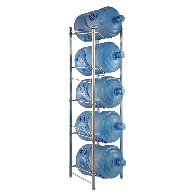 5-Tier Water Cooler Jug Rack 5 Water Bottle Storage Rack Detachable Heavy Duty Water Bottle Cabby Rack Home Office Organization 
5-Tier Water Cooler Jug Rack 5 Water Bottle Storage Rack Detachable Heavy Duty Water Bottle Cabby Rack Home Office Organization