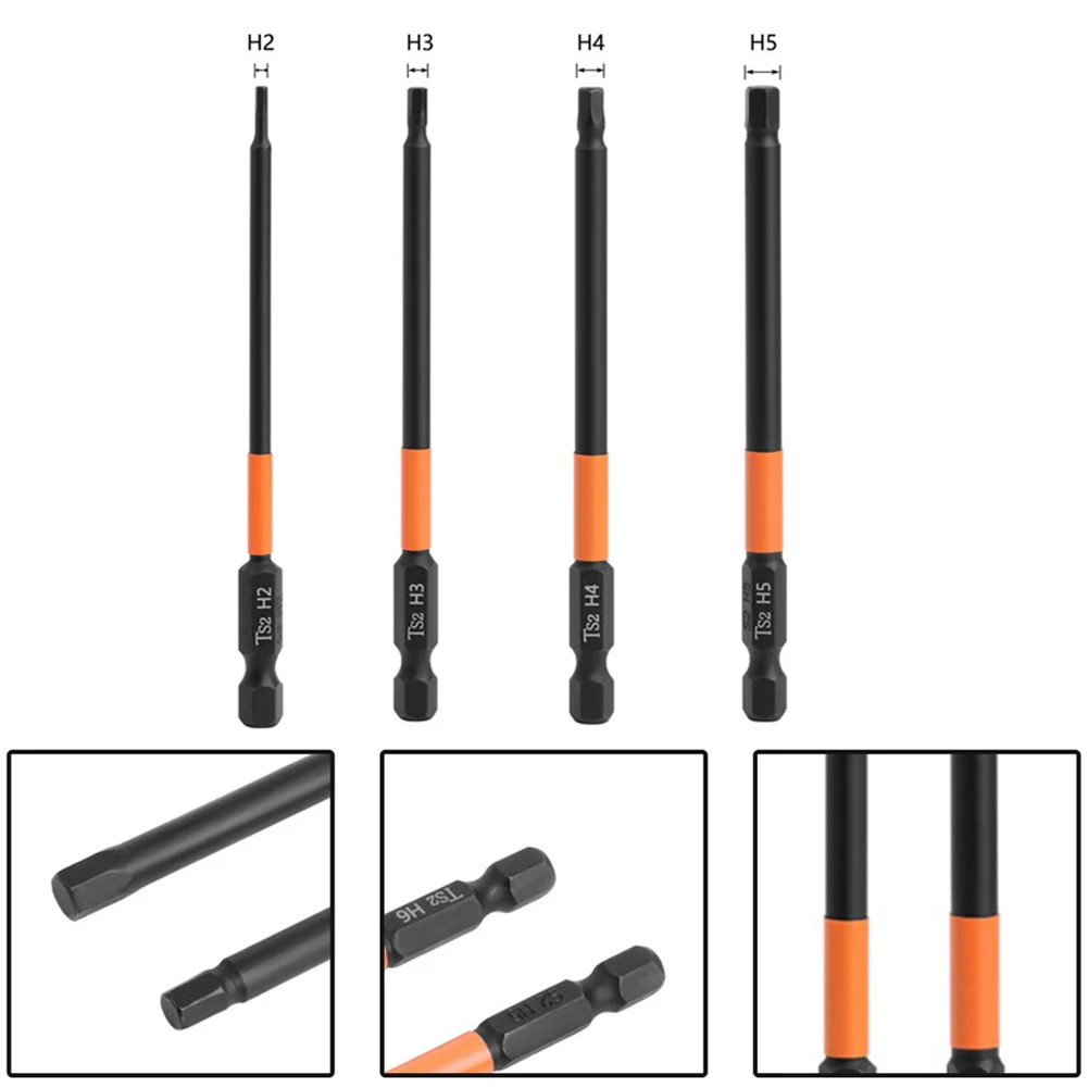 4PCS 100mm H2-H5 Hex Head Electric Wrench Drill Bit Electric Screwdriver Bit Magnetic Handle For Manual Electric Screwdriver
4PCS 100mm H2-H5 Hex Head Electric Wrench Drill Bit Electric Screwdriver Bit Magnetic Handle For Manual Electric Screwdriver