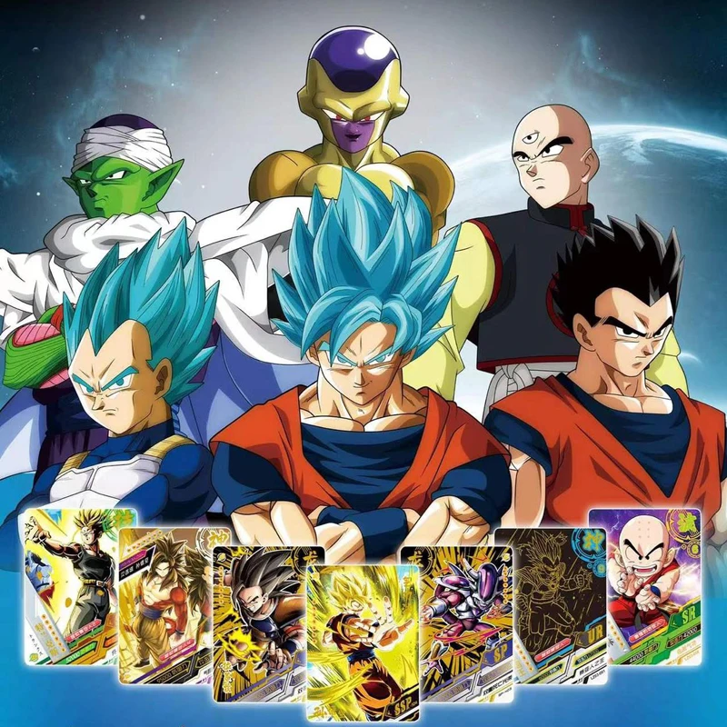 Dragon Ball Cards Collection Anime Movie Playing Hobby Fighting Game Card Flash Classic Toys for Boys Display Gift Brand New
Dragon Ball Cards Collection Anime Movie Playing Hobby Fighting Game Card Flash Classic Toys for Boys Display Gift Brand New