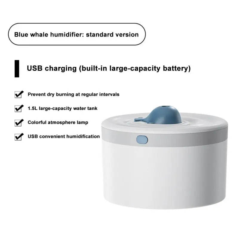Home Mute Air Humidifier Large Capacity Aromatherapy Humidifier Charging Household Desktop Humidifier Colorful Atmosphere Lamp
Home Mute Air Humidifier Large Capacity Aromatherapy Humidifier Charging Household Desktop Humidifier Colorful Atmosphere Lamp
