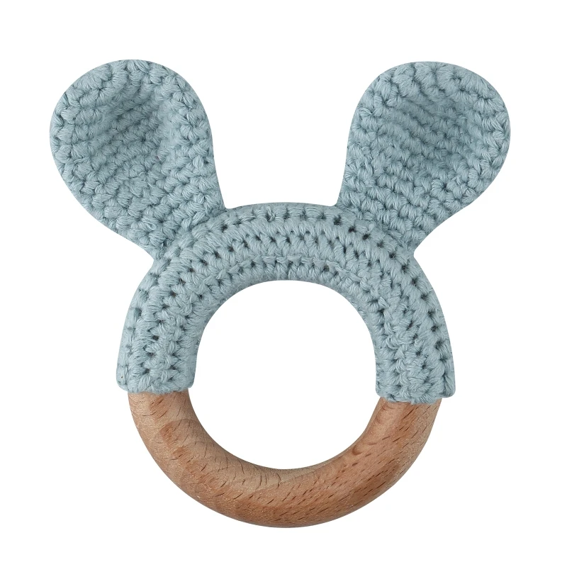 Baby Teether Wooden Ring Crochet Knit Wool Rattle Nursing Chewing Teething Toy Bracelet Molar Soother BPA Free Shower Gifts for
Baby Teether Wooden Ring Crochet Knit Wool Rattle Nursing Chewing Teething Toy Bracelet Molar Soother BPA Free Shower Gifts for