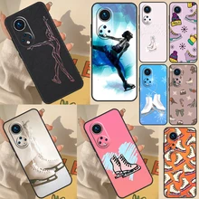 Ice Skating Case For Huawei Honor X8a X8 X7 X9a 50 70 90 Magic5 Lite P40 P20 P30 P60 Pro P Smart Cover