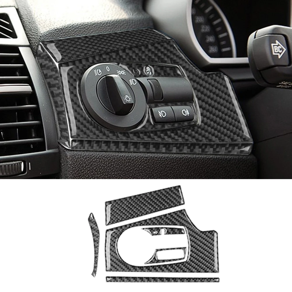 Carbon Fiber Interior Headlight Switch Button Cover Trim For BMW Z4 E85 E86 2003-2008 Car Interior Accessories
Carbon Fiber Interior Headlight Switch Button Cover Trim For BMW Z4 E85 E86 2003-2008 Car Interior Accessories