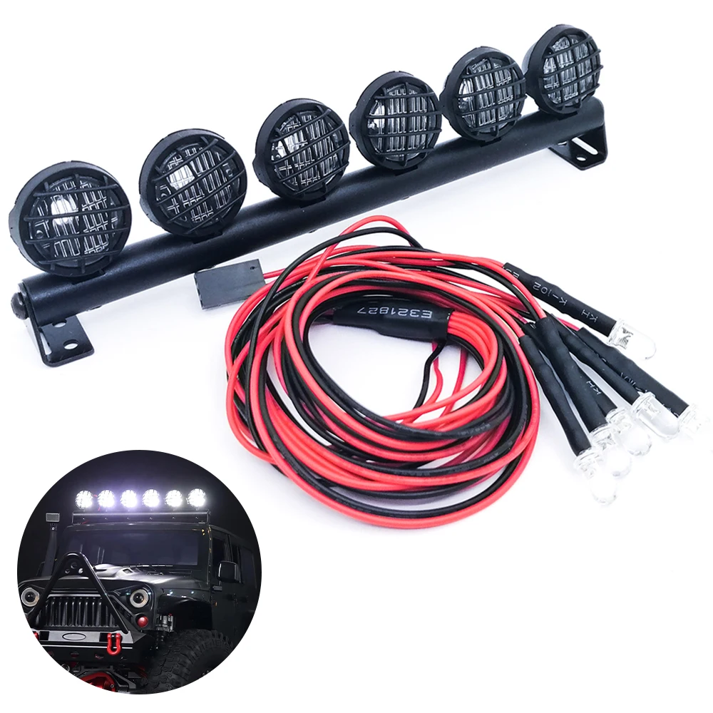 Multi-function LED Light Bar For 1/8 1/10 RC Crawler Car Traxxas TRX-4 TRX4 D90 Axial SCX10 90046 HPI AXI231017 G500
Multi-function LED Light Bar For 1/8 1/10 RC Crawler Car Traxxas TRX-4 TRX4 D90 Axial SCX10 90046 HPI AXI231017 G500