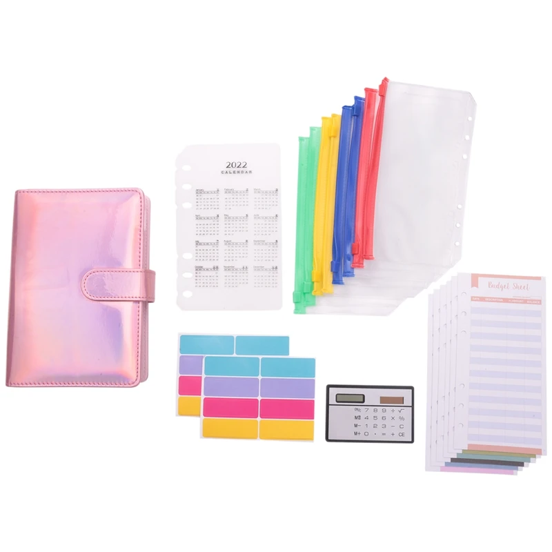 A6 Budget Binder With Zipper Envelopes,Money Organizer For Cash, Budget Planner With Colorful Envelopes For Budgeting 
A6 Budget Binder With Zipper Envelopes,Money Organizer For Cash, Budget Planner With Colorful Envelopes For Budgeting