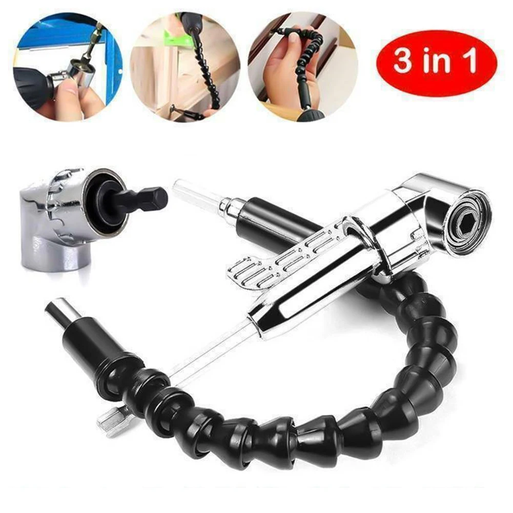 3PCS Right Angle Drill 105 Degree Right Angle Driver Angle Extension Screwdriver Drill 1/4inch Hex Bit Drill Bit Power Tools
3PCS Right Angle Drill 105 Degree Right Angle Driver Angle Extension Screwdriver Drill 1/4inch Hex Bit Drill Bit Power Tools