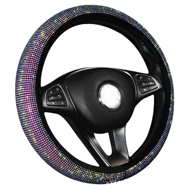 Car Rhinestones Steering Wheel Cover With Crystal Diamond Sparkling Car Suv Steering Wheel Protector Fit 14.5-15 Inch Vehicle
Car Rhinestones Steering Wheel Cover With Crystal Diamond Sparkling Car Suv Steering Wheel Protector Fit 14.5-15 Inch Vehicle