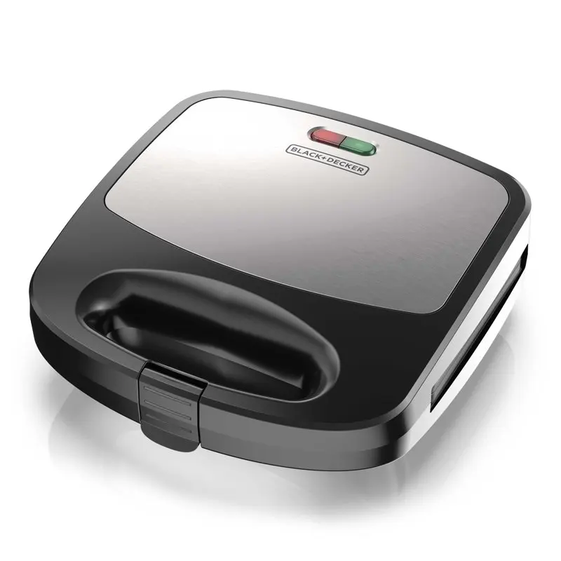

3-in-1 Morning Meal Station™ Waffle Maker, Grill, or Sandwich Maker, Black/Silver, WM2000SD