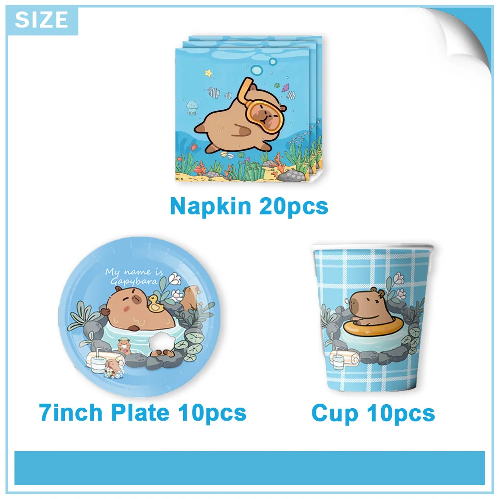 Мультфильм капибара украшение для дня рождения одноразовая посуда чашка тарелка салфетки воздушный шар скатерть баннер детский душ игрушка в подарок
Мультфильм капибара украшение для дня рождения одноразовая посуда чашка тарелка салфетки воздушный шар скатерть баннер детский душ игрушка в подарок