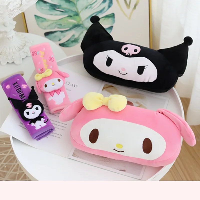 Sanrio cartoon car pillow headrestMy Melody Kuromi Plushie Plushie Kuromi doll neck pillow anime cute car seat belt cover handle
Sanrio cartoon car pillow headrestMy Melody Kuromi Plushie Plushie Kuromi doll neck pillow anime cute car seat belt cover handle