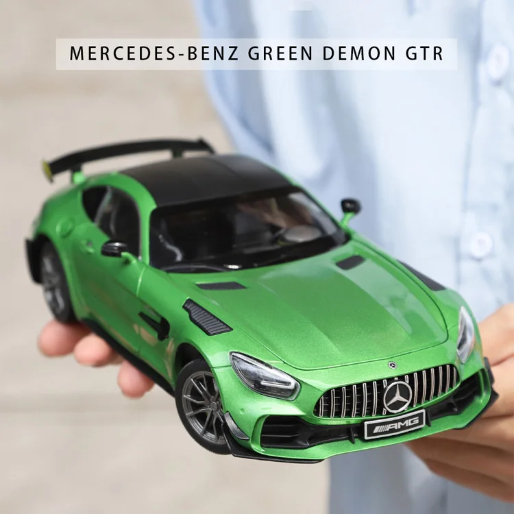 Модель спортивного автомобиля mercedes Green Devil Gtr в масштабе 1:18, модель автомобиля из сплава, украшение, звук и фотография, игрушка для мальчика, коллекционный подарок
Модель спортивного автомобиля mercedes Green Devil Gtr в масштабе 1:18, модель автомобиля из сплава, украшение, звук и фотография, игрушка для мальчика, коллекционный подарок