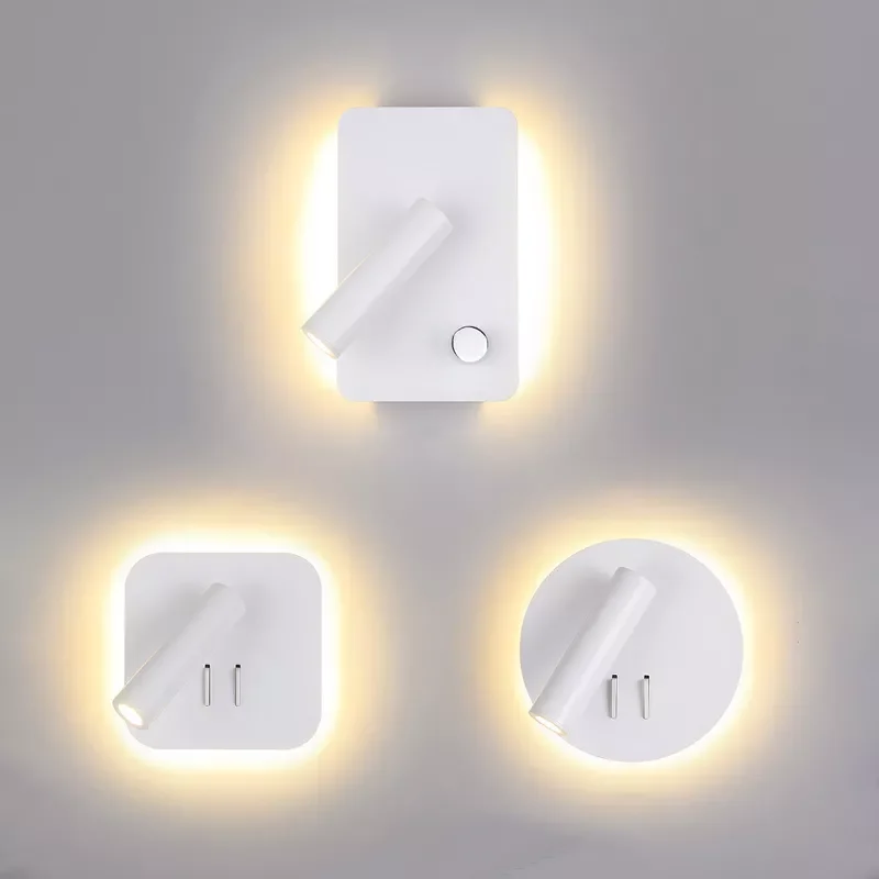 LED Wall Lamp With Switch 3W Spotligh 6W Backlight Free Rotation Sconce Indoor Wall Light For Home Bedroom Bedside Light 
LED Wall Lamp With Switch 3W Spotligh 6W Backlight Free Rotation Sconce Indoor Wall Light For Home Bedroom Bedside Light