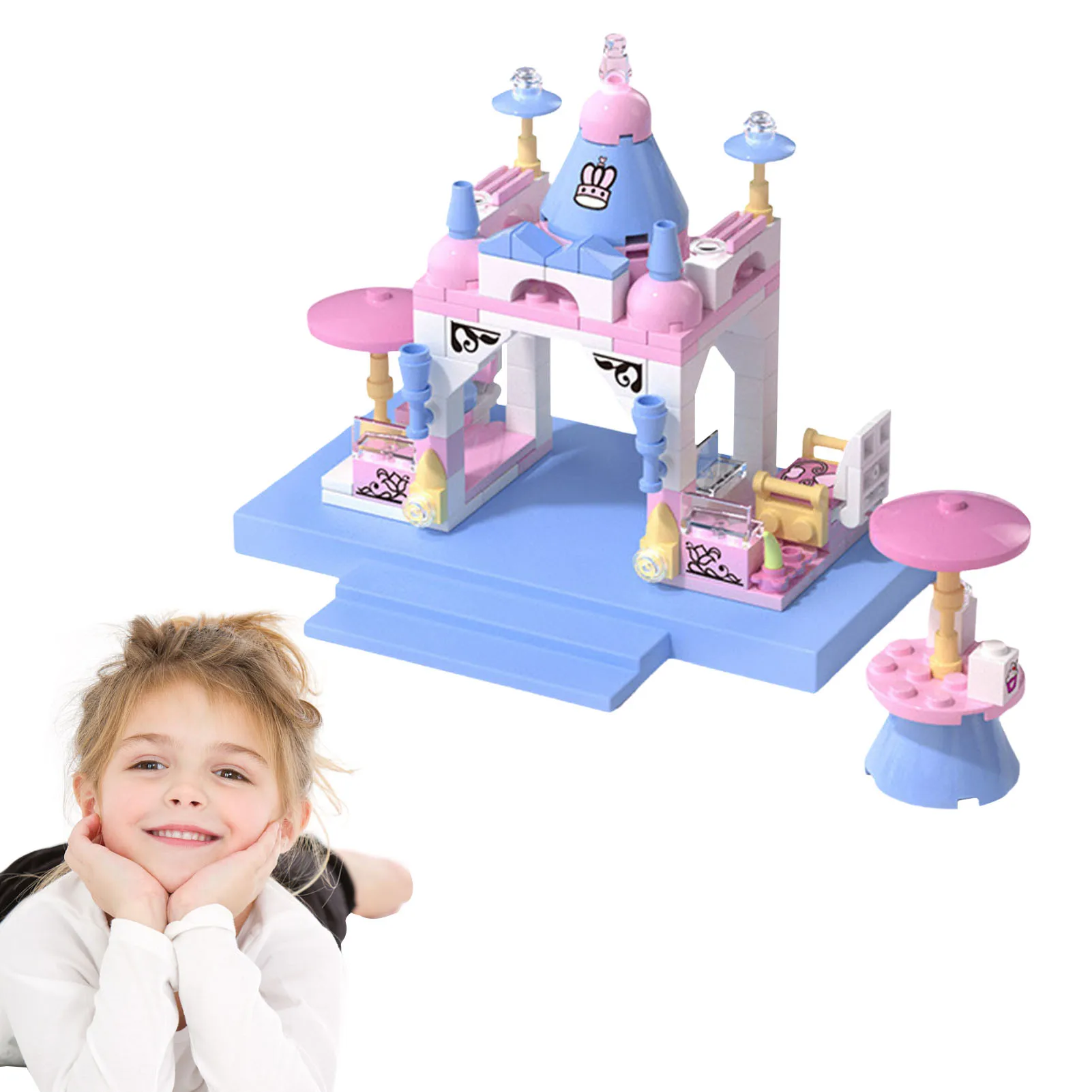 3D DIY Building Blocks Princess Castle/Merry-Go-Round Girls Building Blocks Children Toys Educational Model Bedroom Ornament
3D DIY Building Blocks Princess Castle/Merry-Go-Round Girls Building Blocks Children Toys Educational Model Bedroom Ornament