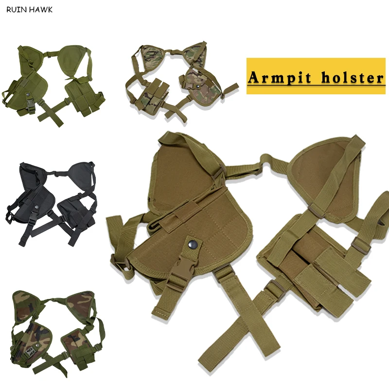 Military tactics Underarm holster Concealed hunting pistol holster Universal Glock 17 19 gun accessory left and right holster
Military tactics Underarm holster Concealed hunting pistol holster Universal Glock 17 19 gun accessory left and right holster