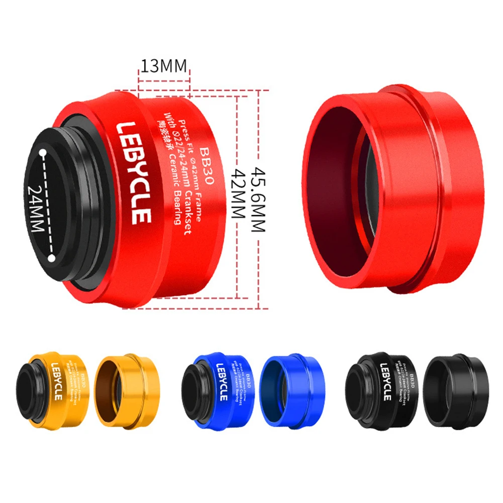 Bicycle BB30 Press-Fit Bottom Bracket Is Precision Machined Threads Axle/sleeve Suitable For-Shimano Bearing Cycling Parts
Bicycle BB30 Press-Fit Bottom Bracket Is Precision Machined Threads Axle/sleeve Suitable For-Shimano Bearing Cycling Parts