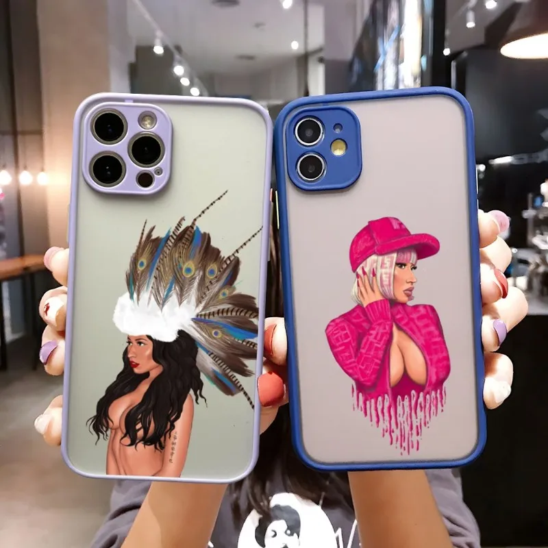 Nicki Minaj Phone Case Matte Translucent For IPhone Apple 12Pro 13 11 Pro Max Mini Xs X Xr 7 8 6 6s Plus Se 2020 Cover
Nicki Minaj Phone Case Matte Translucent For IPhone Apple 12Pro 13 11 Pro Max Mini Xs X Xr 7 8 6 6s Plus Se 2020 Cover