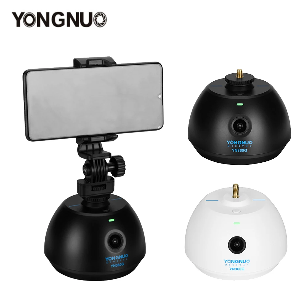 Yongnuo YN360G Smart 360° Rotation Auto Smart Shooting Selfie Stick Intelligent Phone Holder for Camera Smartphone Broadcast
Yongnuo YN360G Smart 360° Rotation Auto Smart Shooting Selfie Stick Intelligent Phone Holder for Camera Smartphone Broadcast