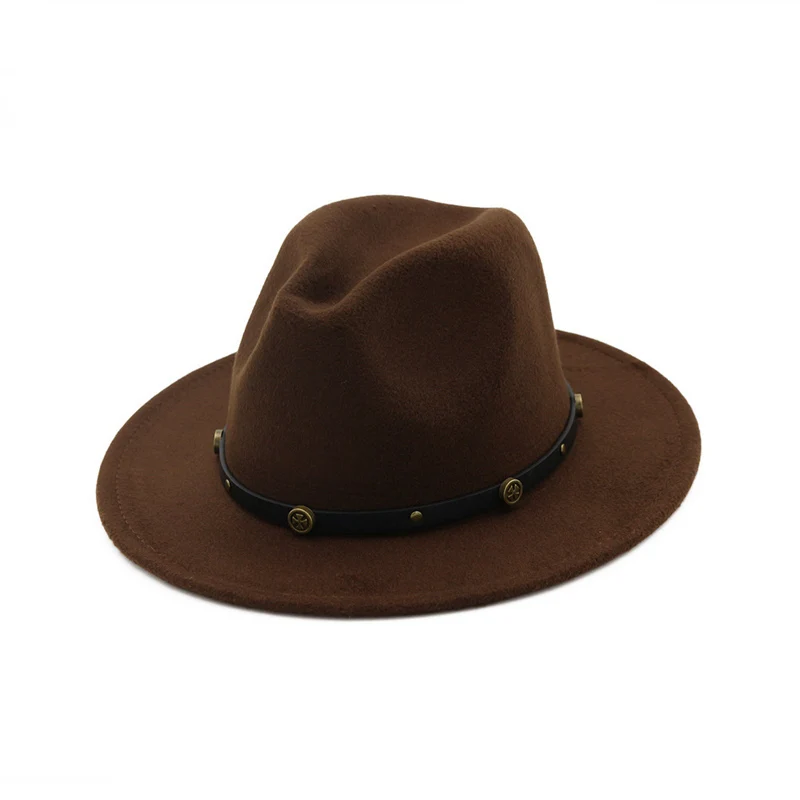 Ladies Woolen Trilby Hat Felt Panama Fedora Jazz Sun Beach Style with Black Belt Band for Woman Cap 11 Colors GH-492
Ladies Woolen Trilby Hat Felt Panama Fedora Jazz Sun Beach Style with Black Belt Band for Woman Cap 11 Colors GH-492