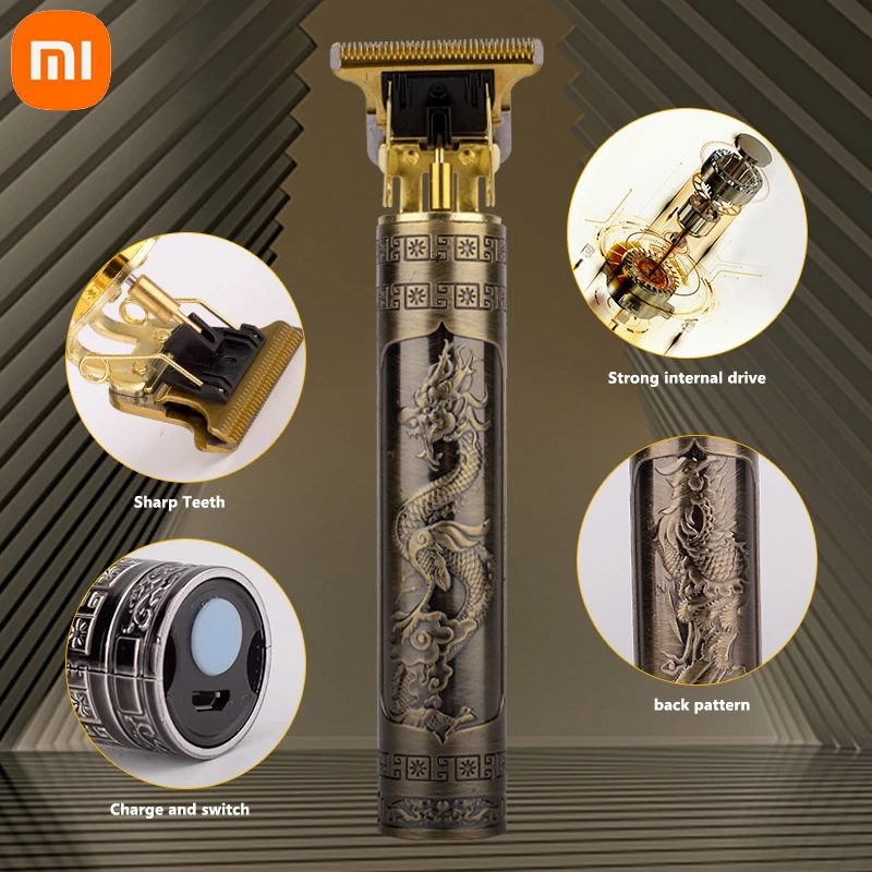 Xiaomi Trimmer T9 Hair Trimmer Profesional Shaver Trimmer for Men Man Hair Clipper Hairdresser Vintage Barber Cutting Machine
Xiaomi Trimmer T9 Hair Trimmer Profesional Shaver Trimmer for Men Man Hair Clipper Hairdresser Vintage Barber Cutting Machine