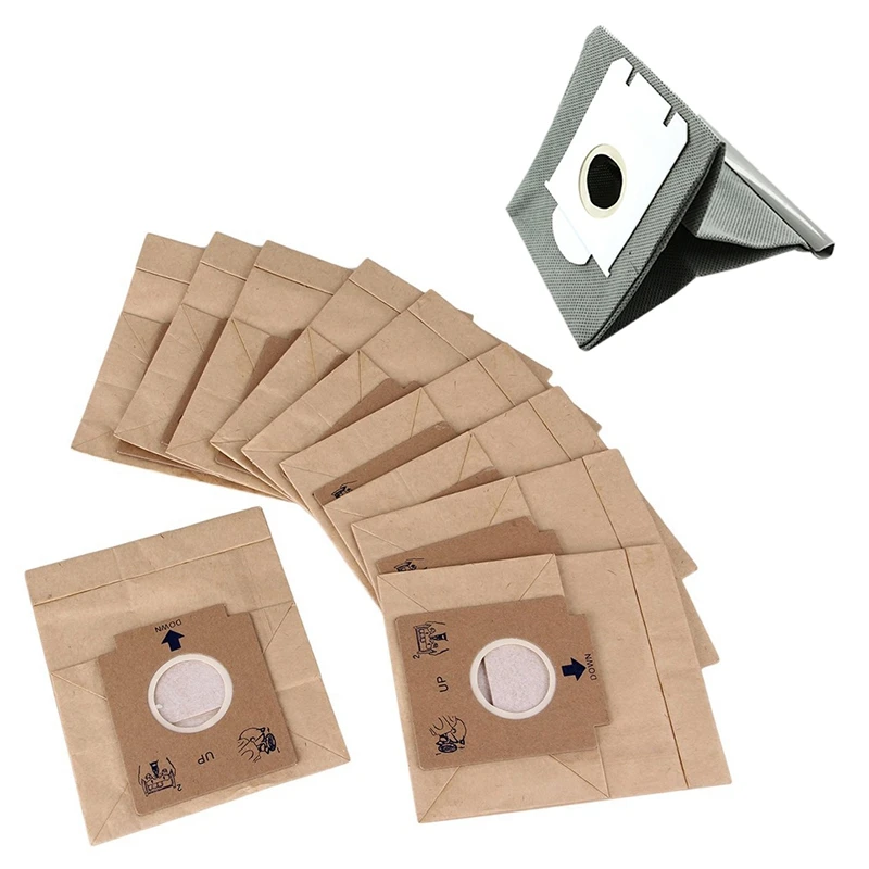 11 Pcs Vacuum Cleaner Bags Dust Bag Filter Dust Bag, 10 Pcs Khaki & 1 Pcs Gray
11 Pcs Vacuum Cleaner Bags Dust Bag Filter Dust Bag, 10 Pcs Khaki & 1 Pcs Gray