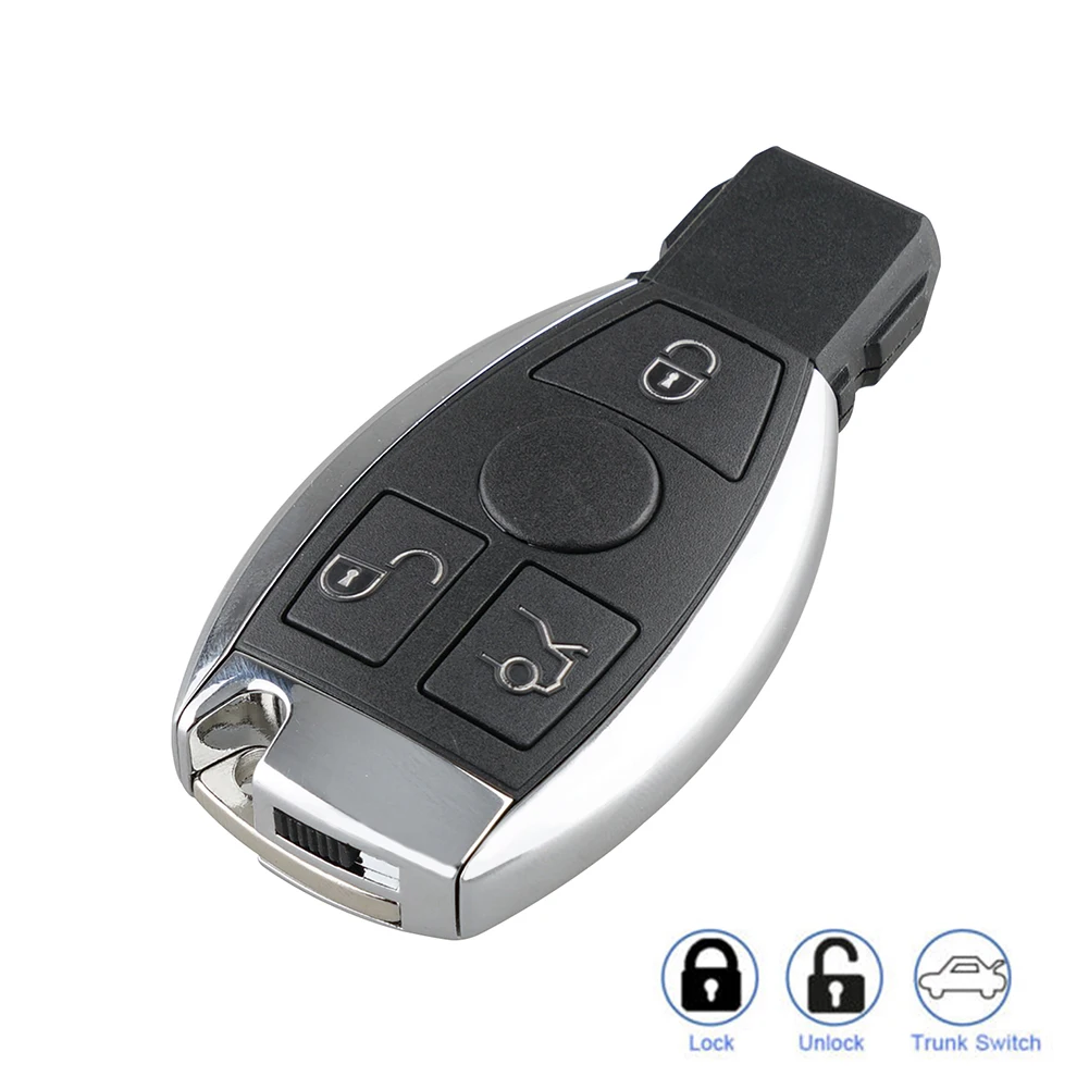 3Buttons Smart Remote Key Keyless Fob for Mercedes Benz 315Mhz 433.92Mhz For Mercedes Benz NEC BGA Control
3Buttons Smart Remote Key Keyless Fob for Mercedes Benz 315Mhz 433.92Mhz For Mercedes Benz NEC BGA Control