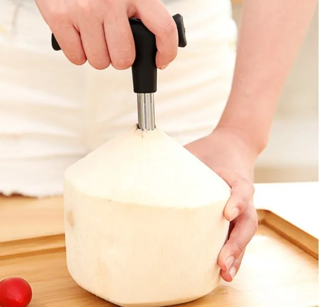 The Coconut Opener Tool 1Pcs Black Coco Water Punch Tap Drill Straw Open Hole Cut Gift Fruit Openers Tools Kitchen Gadgets
The Coconut Opener Tool 1Pcs Black Coco Water Punch Tap Drill Straw Open Hole Cut Gift Fruit Openers Tools Kitchen Gadgets