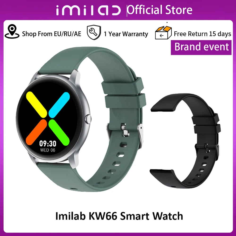 IMILAB KW66 Smart Watch Men Smartwatch Sports Fitness Tracker Heart Rate Sleep Monitor IP68 Waterproof Bracelet Birthday Gift
IMILAB KW66 Smart Watch Men Smartwatch Sports Fitness Tracker Heart Rate Sleep Monitor IP68 Waterproof Bracelet Birthday Gift