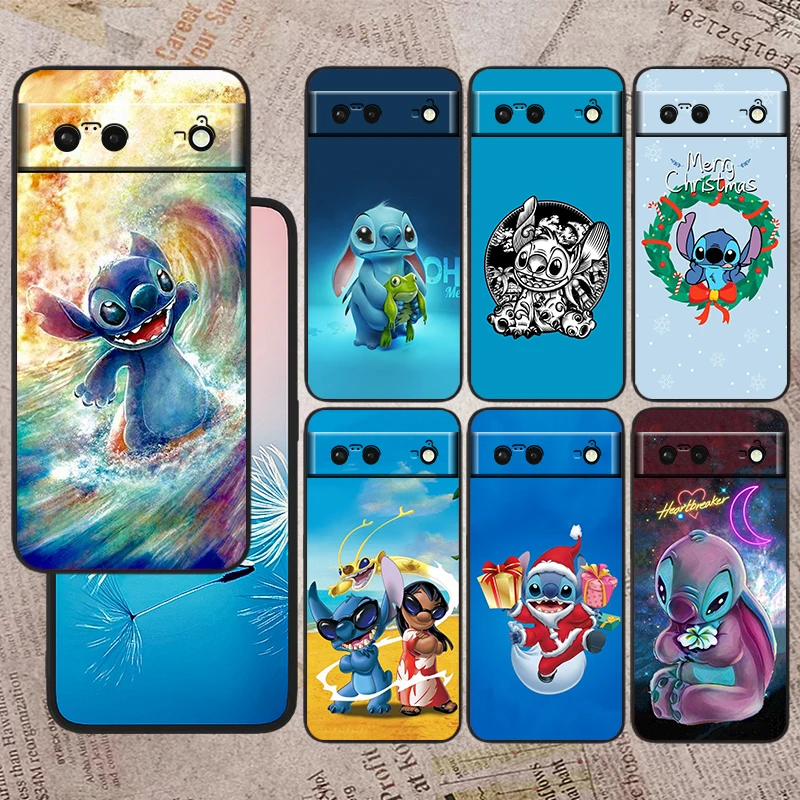 Disney Cute Lilo & Stitch For Google Pixel 6 Pro 6A 5A 5 4 4A XL 5G Black Phone Case Shockproof Shell Soft Fundas Coque Capa
Disney Cute Lilo & Stitch For Google Pixel 6 Pro 6A 5A 5 4 4A XL 5G Black Phone Case Shockproof Shell Soft Fundas Coque Capa
