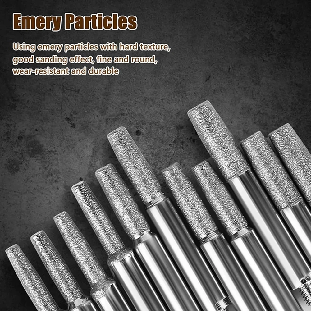 12pcs Carbide Burrs Chainsaw Sharpener Stone File Chain Saw Jig Sharpening Head 4/4.8/5.5mm Hand Grinder Grinding Tools
12pcs Carbide Burrs Chainsaw Sharpener Stone File Chain Saw Jig Sharpening Head 4/4.8/5.5mm Hand Grinder Grinding Tools
