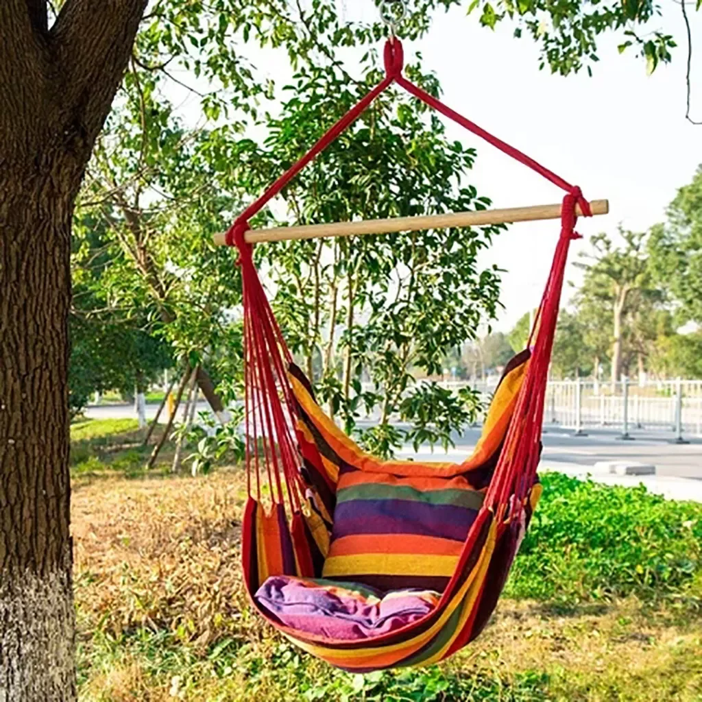 Hammock Garden Hang Lazy Chair Swinging Indoor Outdoor Furniture Hanging Rope Chair Swing Chair Seat Bed Travel Camping
Hammock Garden Hang Lazy Chair Swinging Indoor Outdoor Furniture Hanging Rope Chair Swing Chair Seat Bed Travel Camping