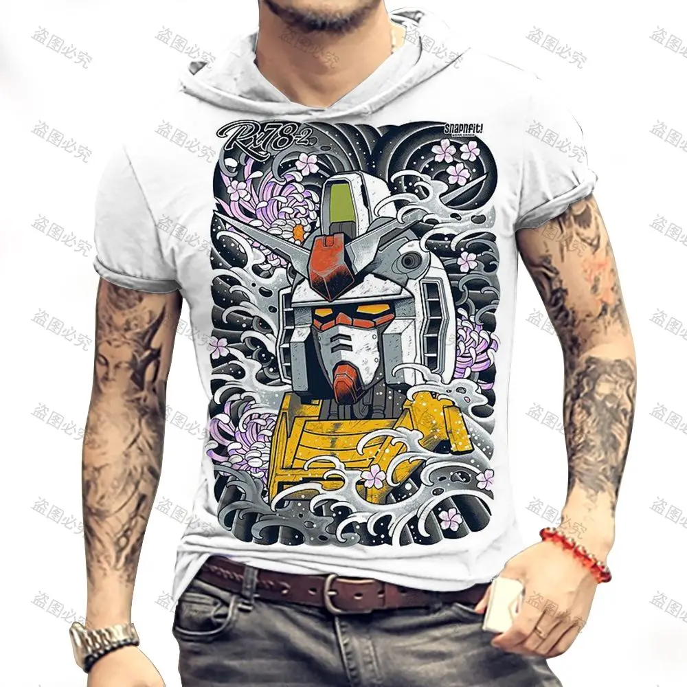 Mazinger Z Harajuku Style Essentials Men's Hooded T-Shirt 2022 T-Shirt Short Sleeve High Quality Fashion Hip Hop Clothing Anime 
Mazinger Z Harajuku Style Essentials Men's Hooded T-Shirt 2022 T-Shirt Short Sleeve High Quality Fashion Hip Hop Clothing Anime