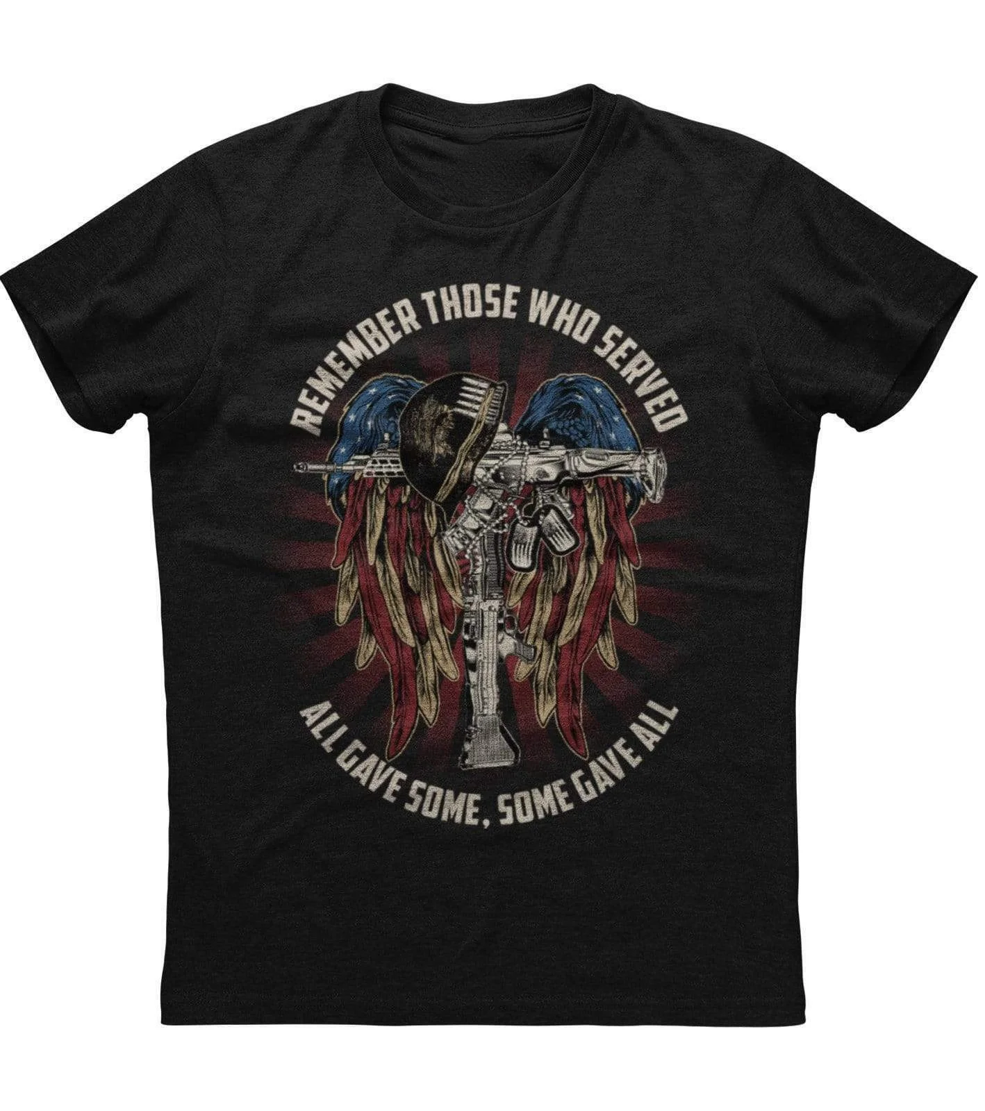 Remember Those Who Served. USA Flag Gun Cross Veteran T-Shirt 100% Cotton O-Neck Short Sleeve Casual Mens T-shirt Size S-3XL
Remember Those Who Served. USA Flag Gun Cross Veteran T-Shirt 100% Cotton O-Neck Short Sleeve Casual Mens T-shirt Size S-3XL