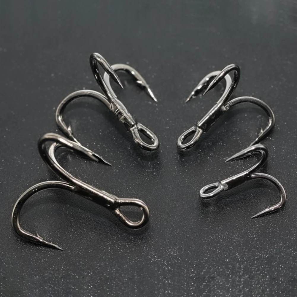 10Pcs Treble Hook 6× High Strength Nickel Plated Saltwater Fishing Barbed Hooks 2 4 6 8 Fishing Treble Hooks Fishing Tackle
10Pcs Treble Hook 6× High Strength Nickel Plated Saltwater Fishing Barbed Hooks 2 4 6 8 Fishing Treble Hooks Fishing Tackle
