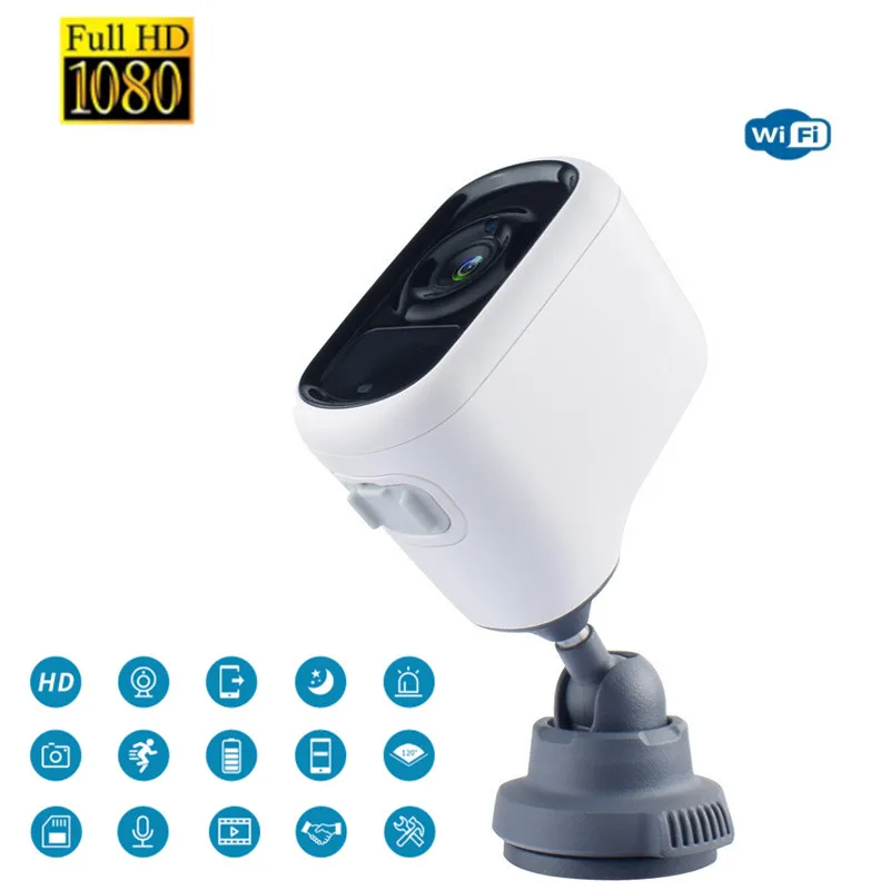 IP65 Low Power Waterproof Web Cam HD 1080P Mini Wifi Camera Smart PIR Wireless Night Vision Mobile Surveillance Camcorder
IP65 Low Power Waterproof Web Cam HD 1080P Mini Wifi Camera Smart PIR Wireless Night Vision Mobile Surveillance Camcorder