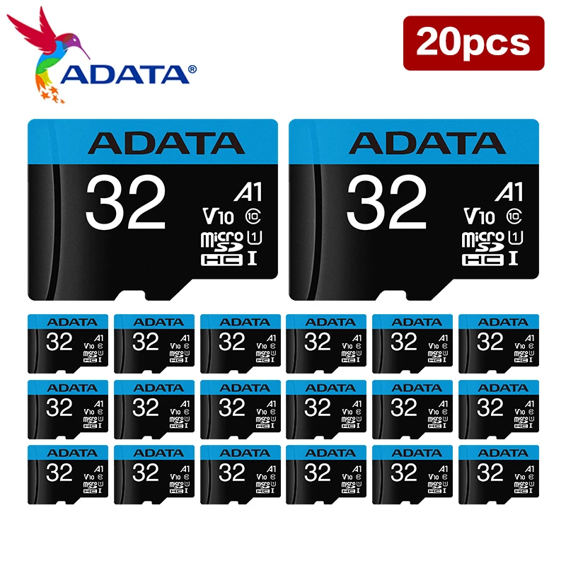 

ADATA TF Cards SD U1 C10 A1 Micro Memory Card 64GB 32GB Micro SD Card Flash Memory 4K Microsd for Phone